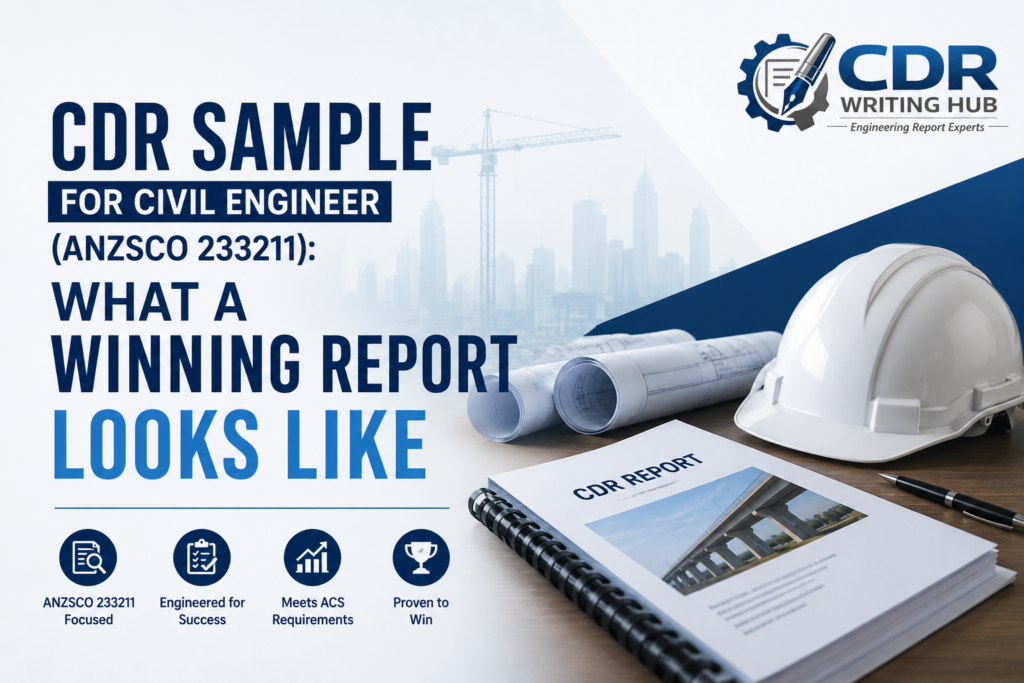 CDR Sample for Civil Engineer (ANZSCO 233211): What a Winning Report Looks Like