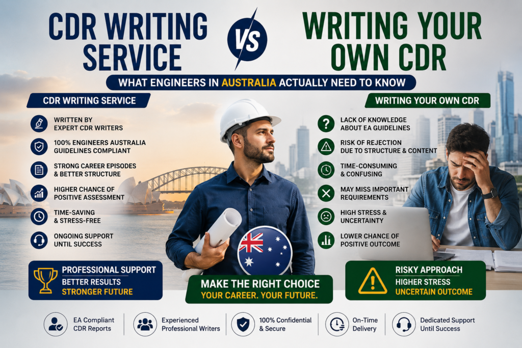 CDR Writing Service vs Writing Your Own CDR
